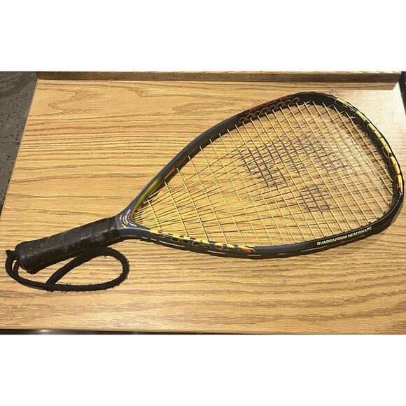 E-Force 22" Longstring Racquetball Racquet Chaos Zero Richter Tubes With Case - Picture 3 of 9